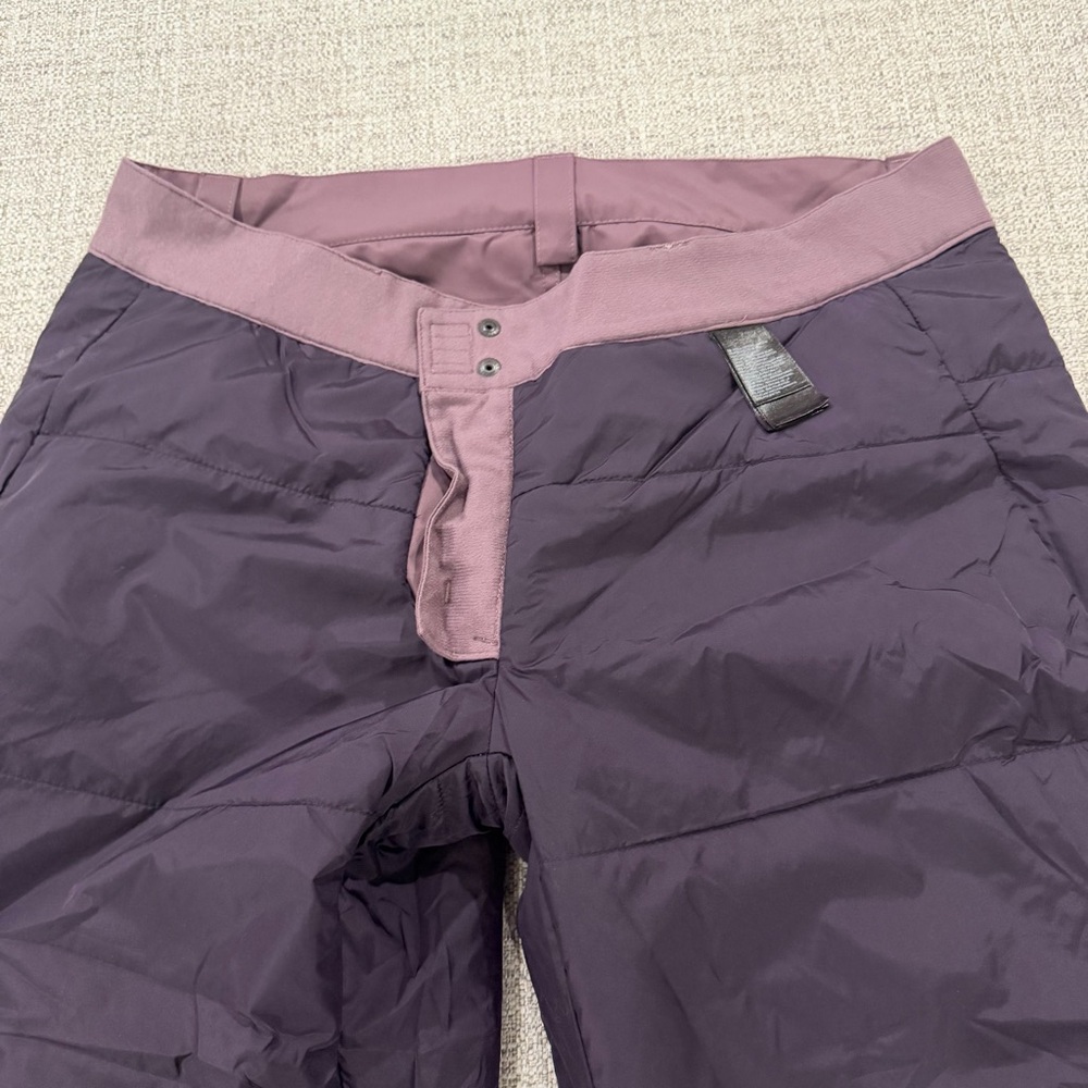 The North Face Women's Pikes Purple Insulated Ski/Snow Pants - Picture 6 of 14